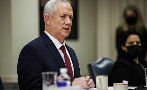 وزير الامن الاسرائيلي بيني غانتس