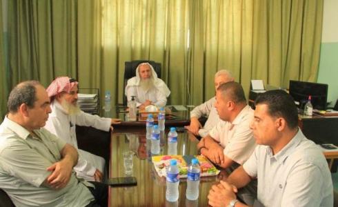جمعية المجلس العلمي تستقبل وفداً من اللجنة الشعبية "للاجئين خان يونس"