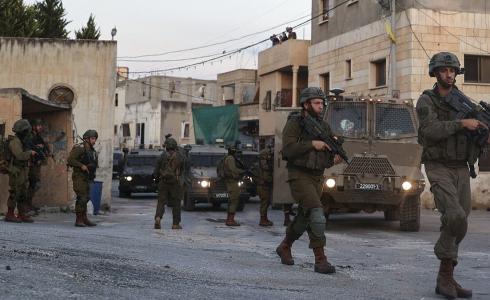 انتشار الجيش الاسرائيلي في الضفة الغربية