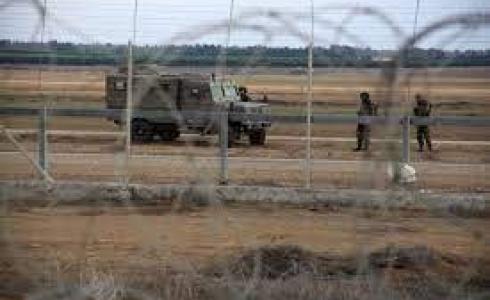 قوات الاحتلال قرب حدود غزة - ارشيف