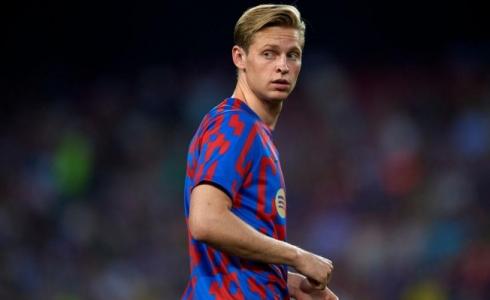 النجم الهولندي "فرينكي دي يونغ" لاعب برشلونة الاسباني