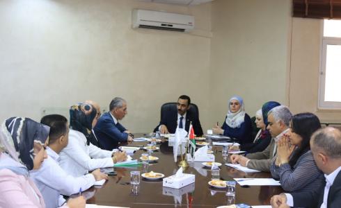 وزارة الصحة الفلسطينية تبحث سبل التعاون مع مؤسسة الغذاء والدواء الأردنية