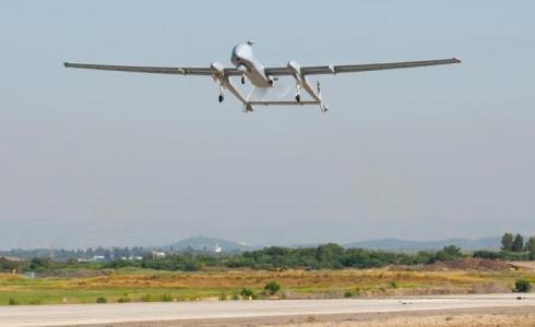 طائرة هيرون 1 التابعة للجيش الاسرائيلي