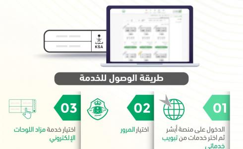 المرور في السعودية يطرح مزاد اللوحات المميزة الإلكتروني