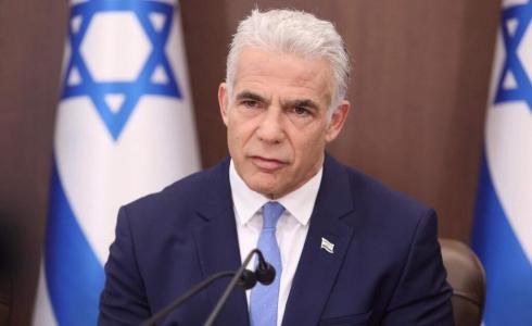 رئيس الوزراء الإسرائيلي يائير لابيد