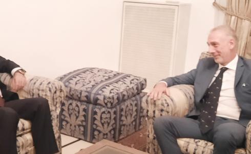 السفير عبد الهادي يبحث مع نظيره الإيطالي بدمشق مستجدات القضية الفلسطينية