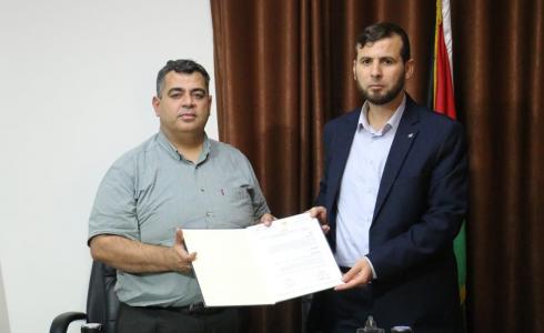 "هنية" يوقع اتفاقية تعاون لدعم برامج الاتحاد العام للهيئات الشبابية بقيمة 40 ألف دولار