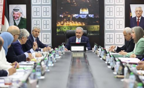 جلسة الحكومة الفلسطينية اليوم في رام الله