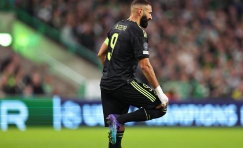 كريم بنزيما من مباراة سيلتيك.