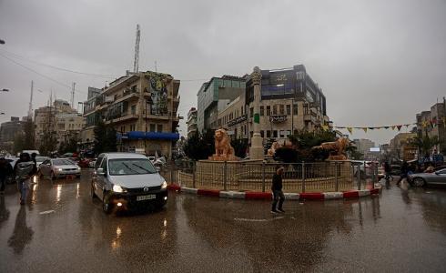 الشتاء في رام الله