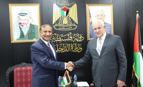 رام الله: وزير الداخلية يلتقي مدير مركز الأمم المتحدة لمكافحة الإرهاب