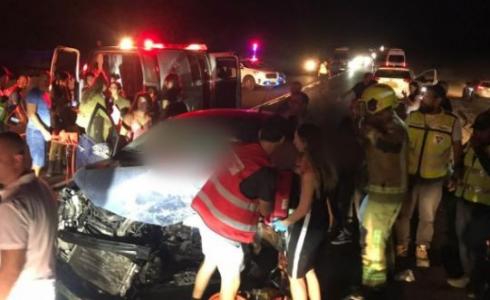 مكان حادث السير في النقب