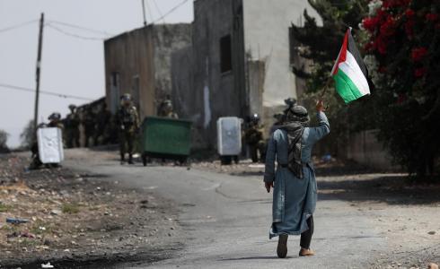 مواجهات بين الشبان وجيش الاحتلال خلال مسيرة كفر قدوم الأسبوعية المناهضة للاستيطان