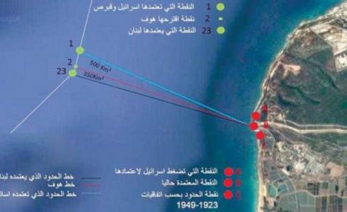 بيروت تنتظر عرضا خطيا لترسيم الحدود البحرية مع إسرائيل