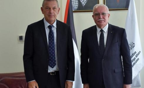 لقاء المالكي مع مفوض عام "الأونروا"