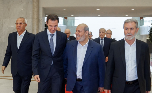 تفاصيل اجتماع الرئيس السوري مع وفد الفصائل الفلسطينية بحضور ممثل حماس