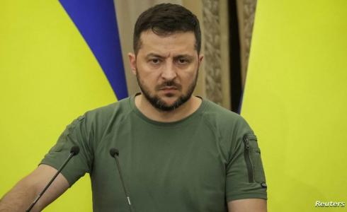 الرئيس الأوكراني، فولوديمير زيلنسكي