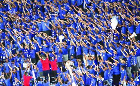 جماهير الهلال.