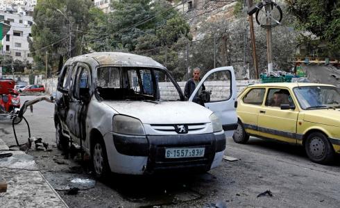 آثار العملية العسكرية الإسرائيلية في نابلس