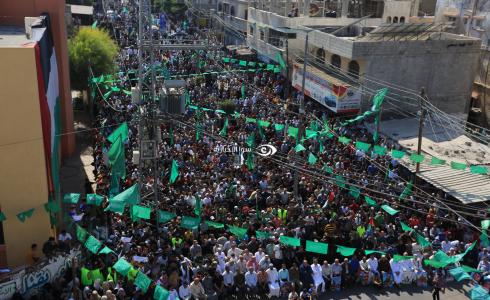 غزة: "حماس" تنظم مسيرة في خانيونس نصرة للأقصى