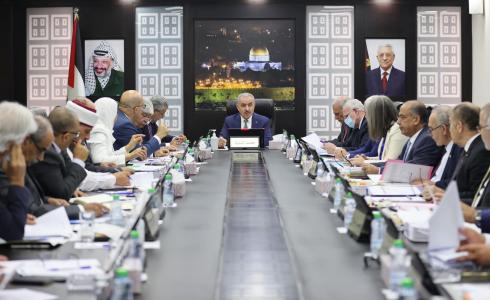 جلسة الحكومة الفلسطينية - ارشيف