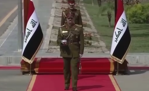 مراسم تسلم الرئيس العراقي الجديد عبد اللطيف رشيد منصبه