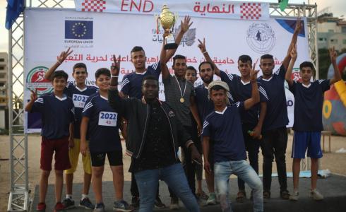 اختتام ماراثون "رياضيون ضد خطاب الكراهية" في قطاع غزة