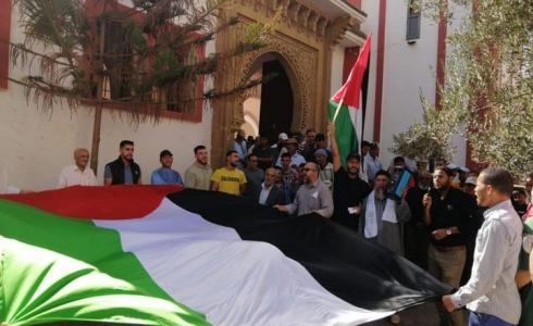 تظاهرات في المغرب تضامنا مع المسجد الأقصى