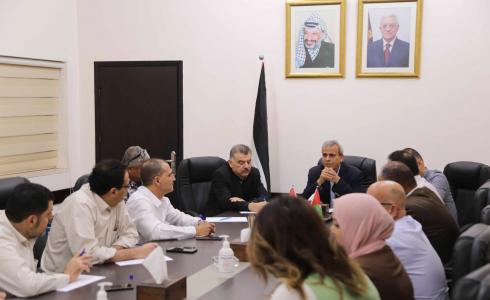 قلقيلية: اجتماع لمناقشة اليات انشاء المنطقة الحرفية الصناعية في المحافظة