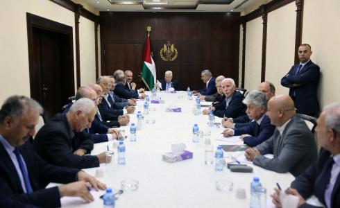 الرئيس يترأس اجتماعا للجنة التنفيذية لمنظمة التحرير