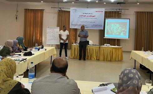 شبكة المنظمات الأهلية تختتم 3 ورش عمل تدريبية حول حقوق الإنسان