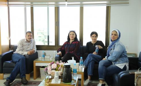 وفد من مؤسسة "WILL " الكندية يزور برنامج غزة لتعزيز سبل التعاون 