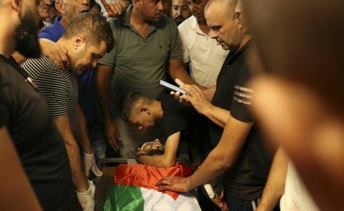 تشييع جثمان الشهيد علاء الزغل شرق نابلس