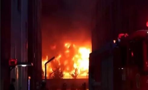 حريق مصنع في الصين