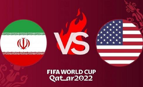 المنتخب الايراني في مواجهة المنتخب الامريكي في كأس العالم 2022