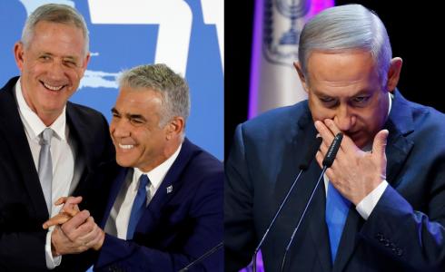 نتنياهو وغانتس ولابيد - تعبيرية