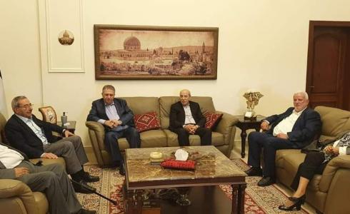 لقاء رمزي رباح وسفير فلسطين لدى لبنان