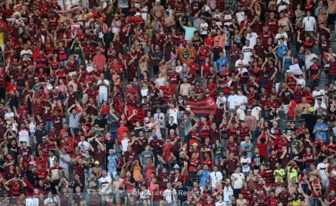 جمهور فريق فلامنجو البرازيلي.