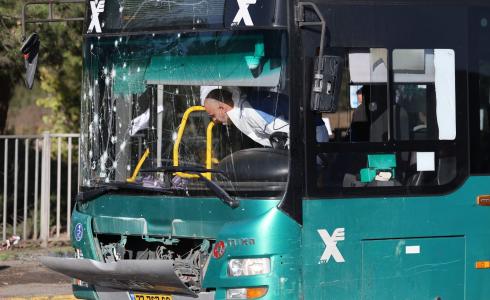 تضرر حافلة اسرائيلية بعد تفجير عبوة ناسفة في القدس