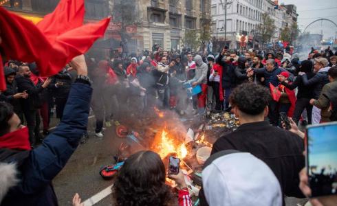 أعمال عنف في بروكسل بعد خسارة المنتخب البلجيكي