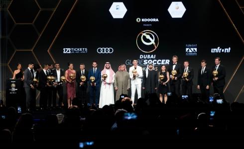 حفل توزيع جائزة جلوب سوكر المقامة في دبي