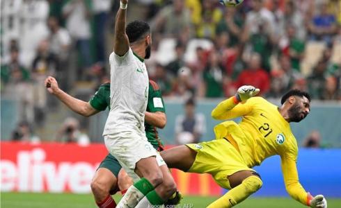 من مباراة السعودية والمكسيك اليوم في كأس العالم 2022