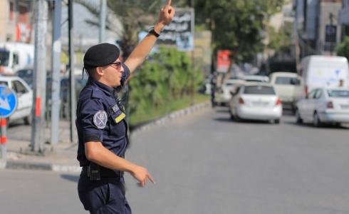 شرطي مرور في قطاع غزة - ارشيف