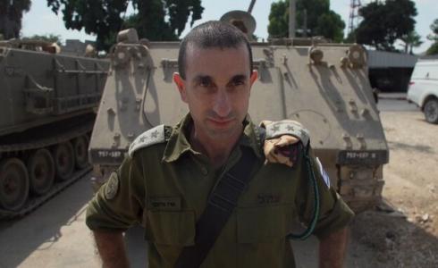 قائد "كتيبة 13" في لواء غولاني بالجيش الإسرائيلي، العقيد إيريز الكاباتس