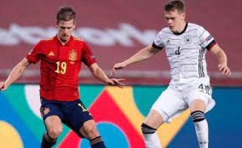 منتخب إسبانيا ضد المانيا.