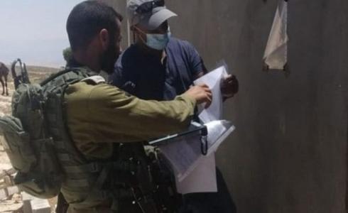 الاحتلال يسلم إخطارات بوقف العمل والبناء لبعض المنازل - أرشيفية