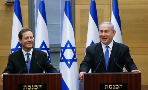 بنيامين نتنياهو ويتسحاق هرتسوغ - أرشيف