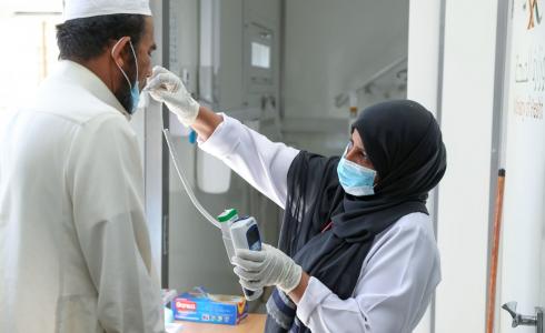 إجراء فحص كورونا في السعودية / أرشيف.