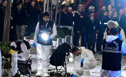 آثار إنفجار اسطنبول