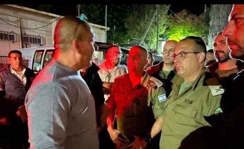 لحظة تسليم جثة الإسرائيلي في جنين